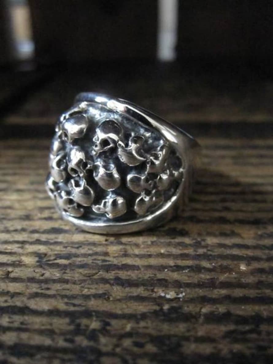 Window Dressing The Soul Silver Multi Skull Ring