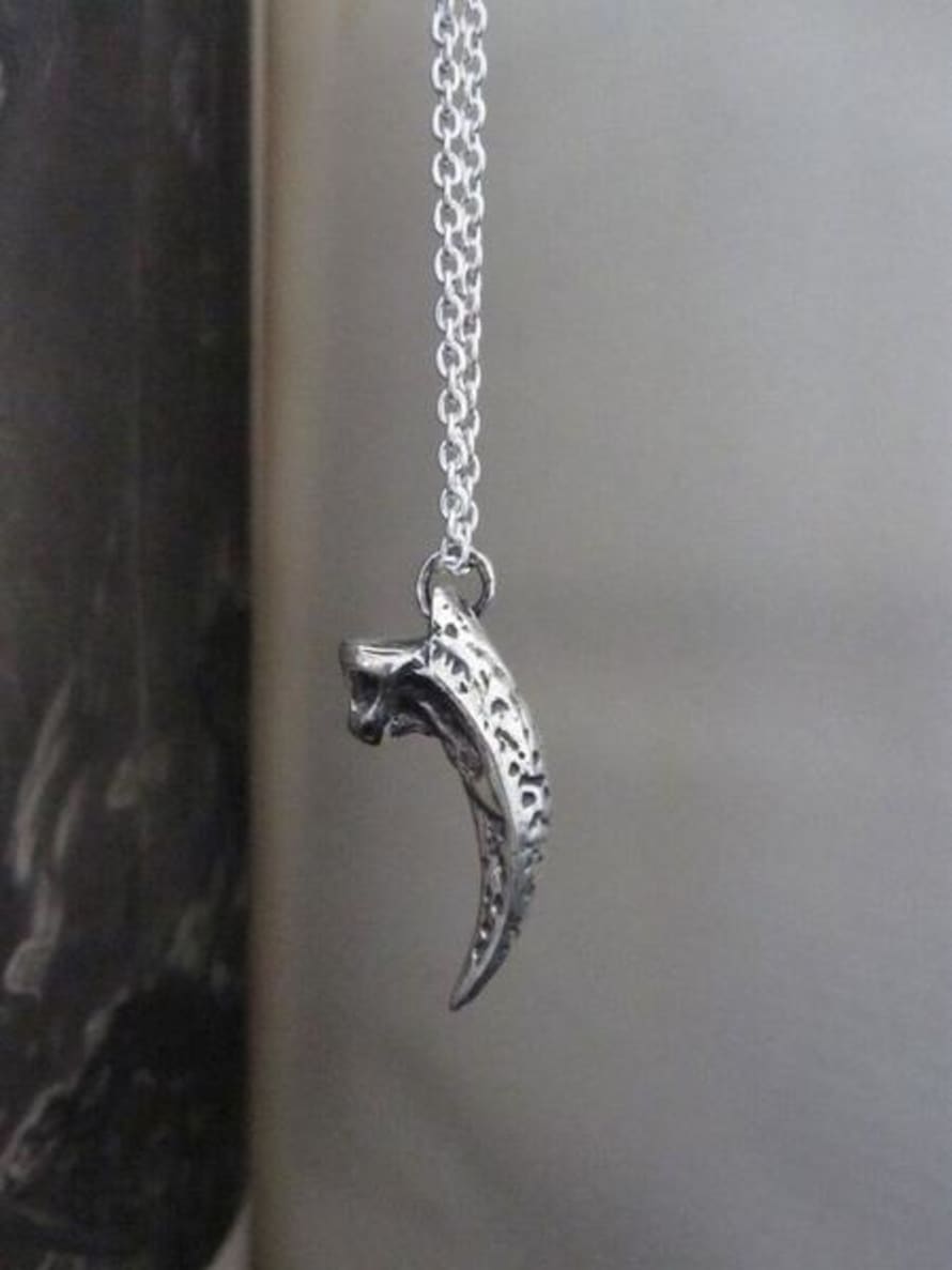 CollardManson Silver Tusk Necklace