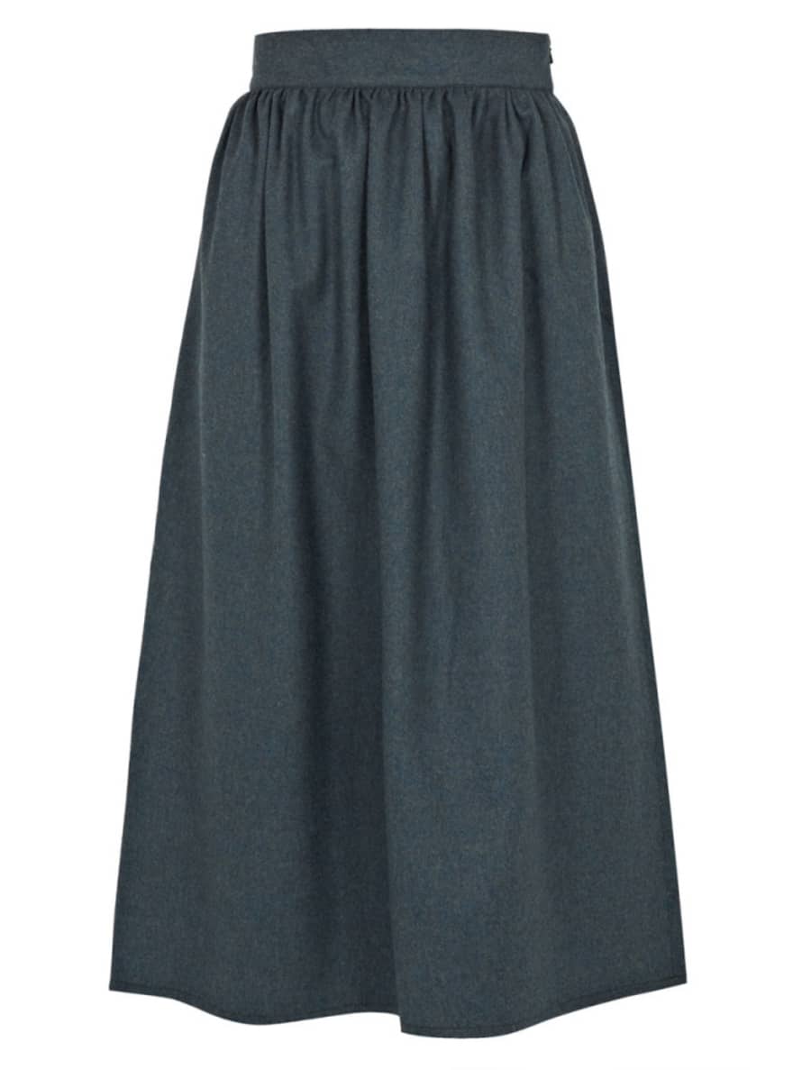 AV London Wool Midi Skirt