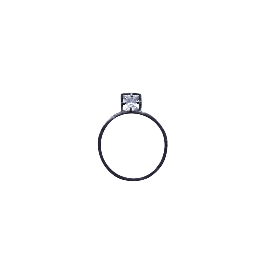 Blackbird Jewellery Shines Through the Darkness 4mm Moonstone Ring
