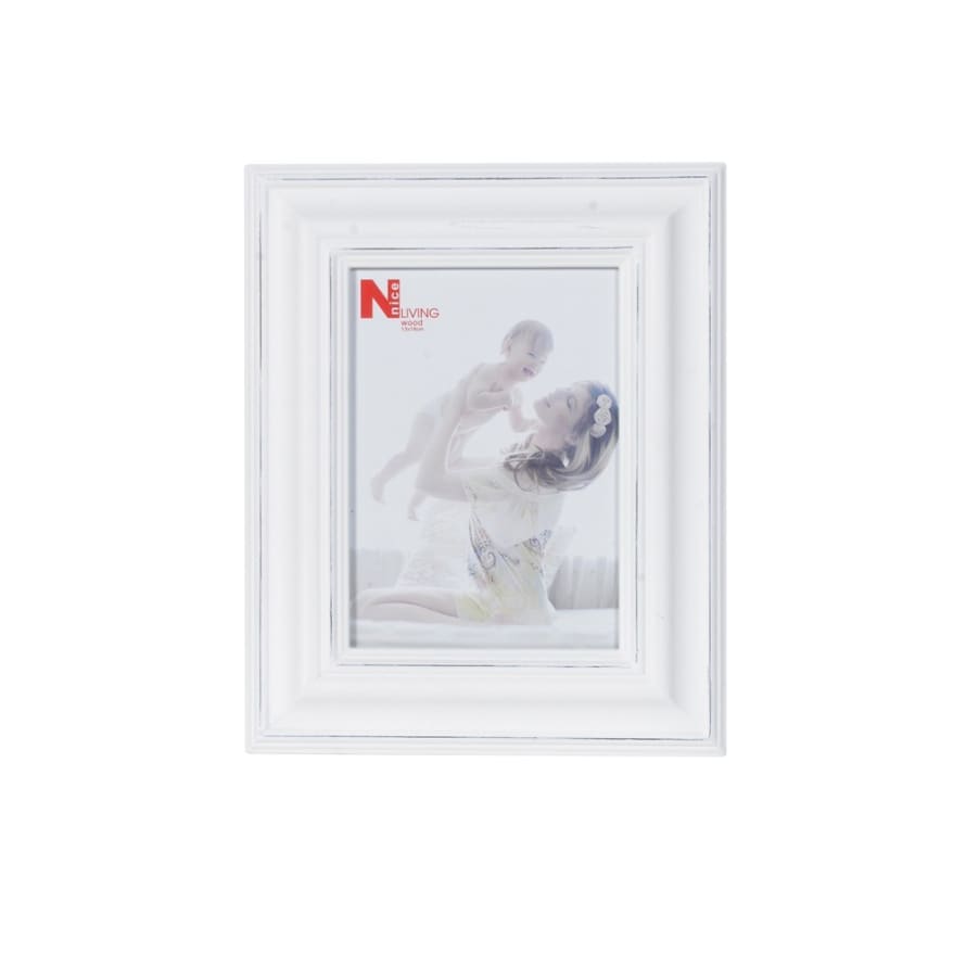 Scottie & Russell Large White Picture Frame.