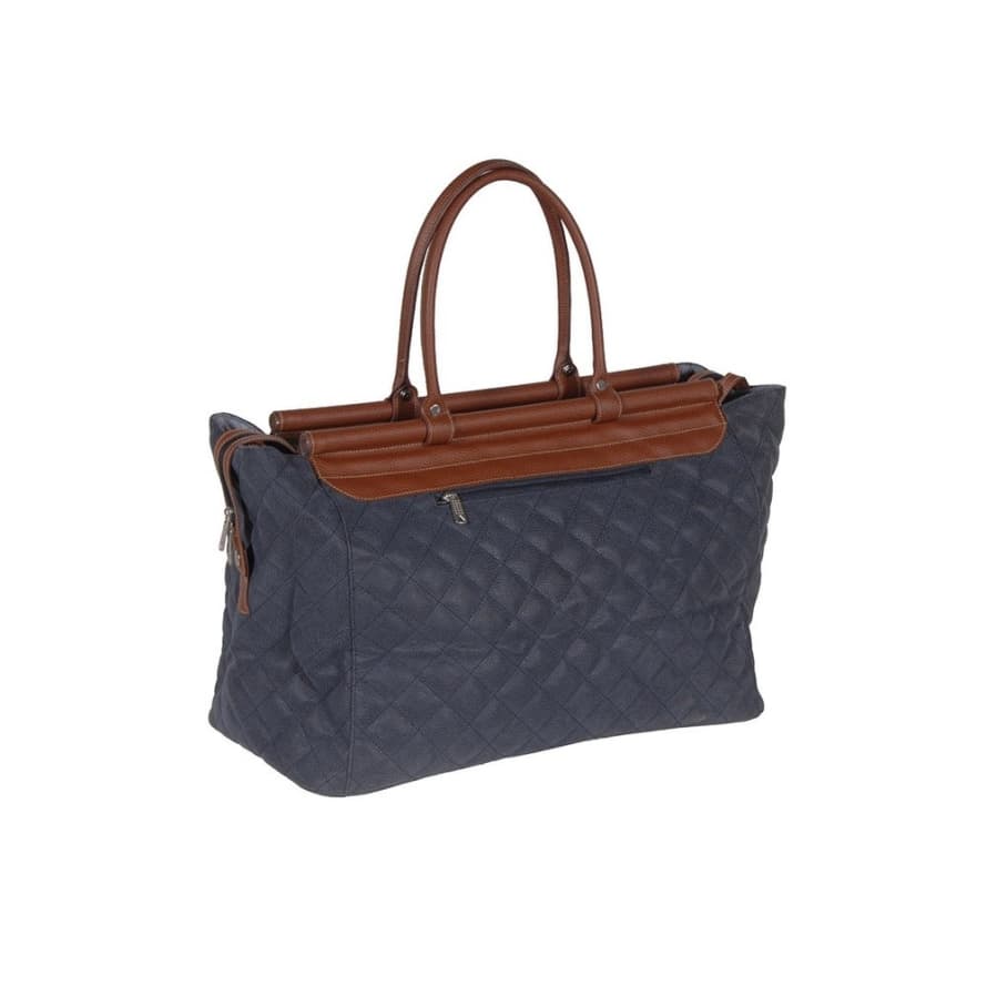 Scottie & Russell Navy Quilted Bag