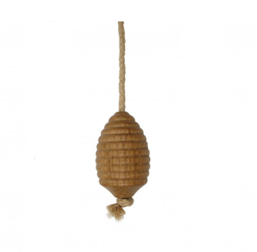 Creamore Mill Beehive Oak Rope Light Pull  