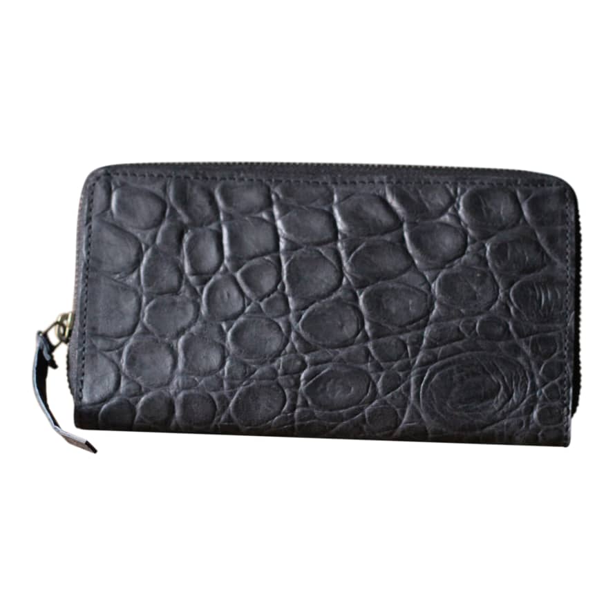 CollardManson Black Crocodile Wallet 