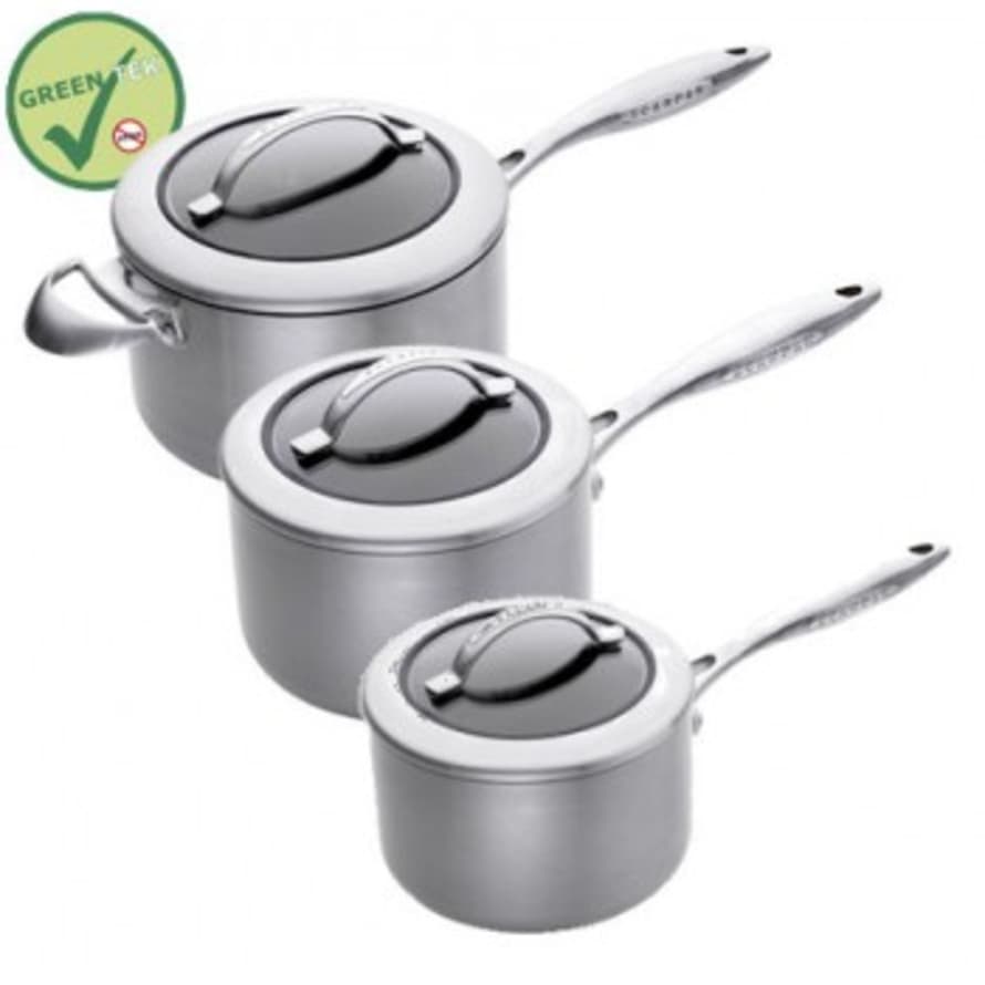 Scanpan CTX Saucepan Set - 3 Piece