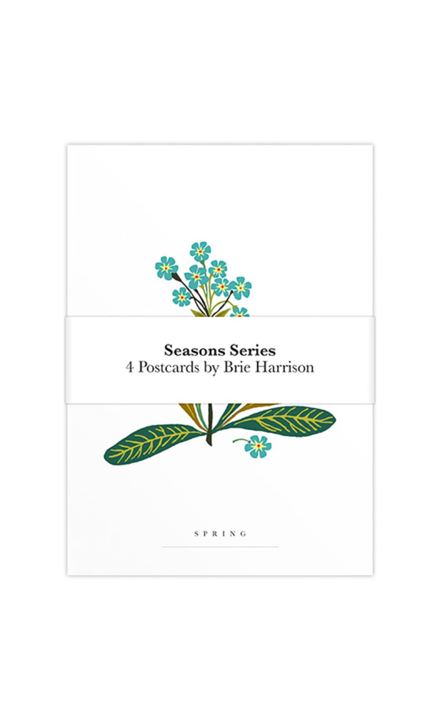 Brie Harrison  Seasons Series Art Postcards - Pack of 4