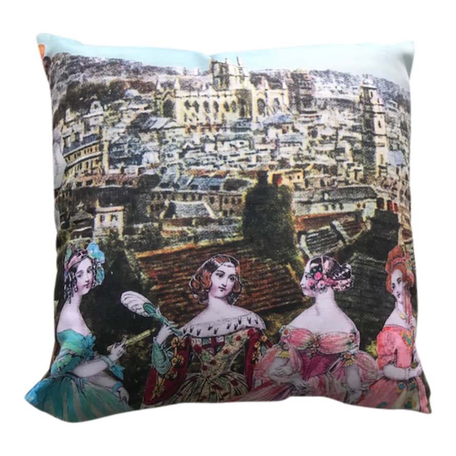 Diana Wilson Arcana Bath Belles Cushion