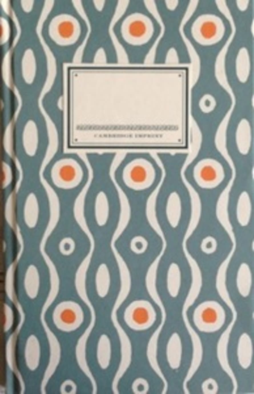 Cambridge Imprint Hardback Notebook Teal And Orange Persephone