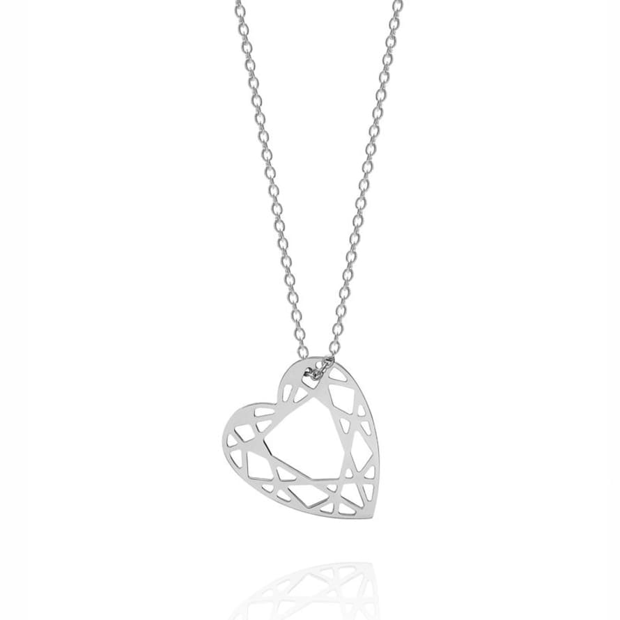 MYIA Heart Silver Necklace