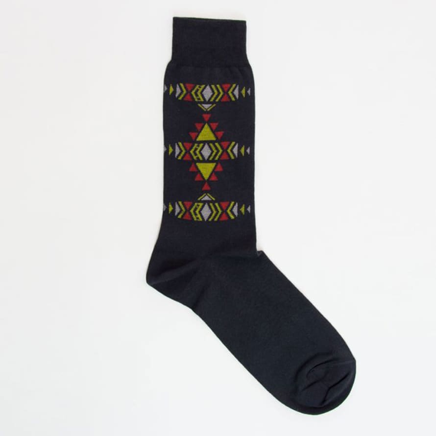 40 Colori Aztec Design Organic Cotton Socks
