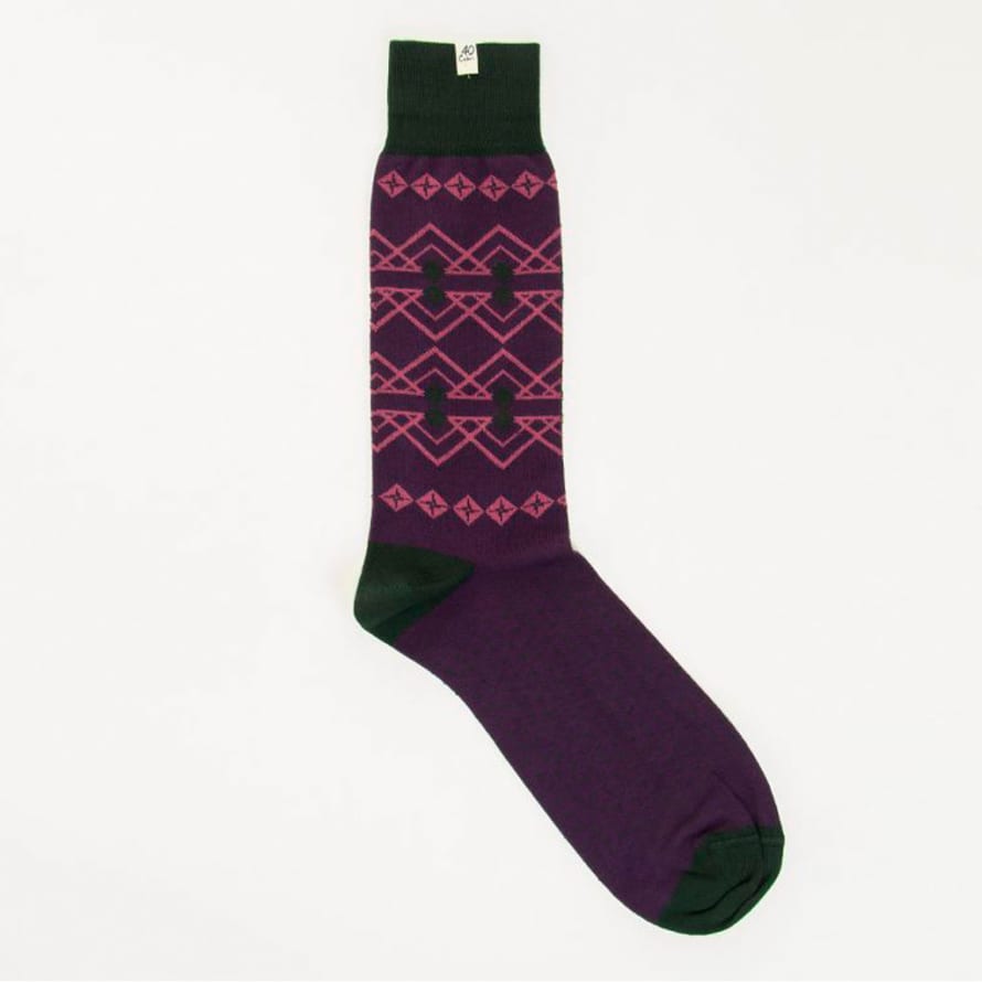 40 Colori Fair Isle Organic Cotton Socks