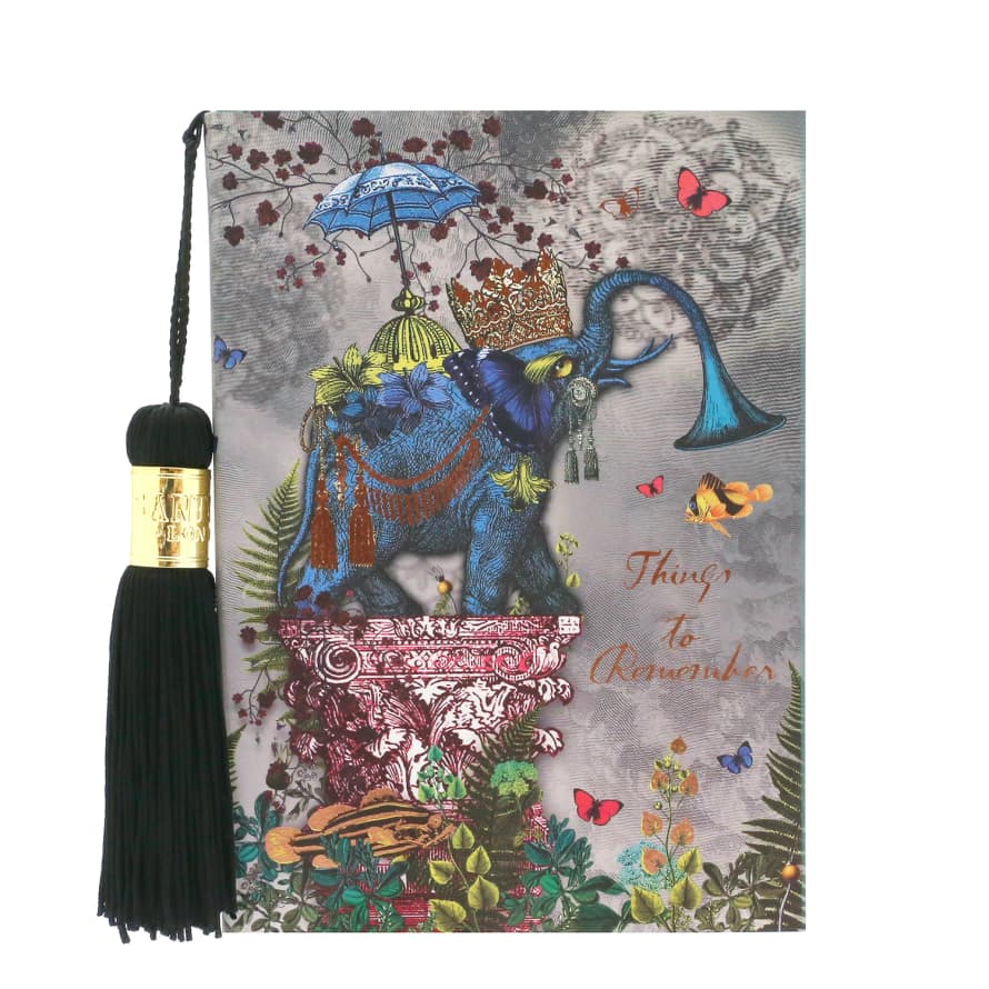 - 'Things to Remember' Elephant Notebook With Extra Large Tassel