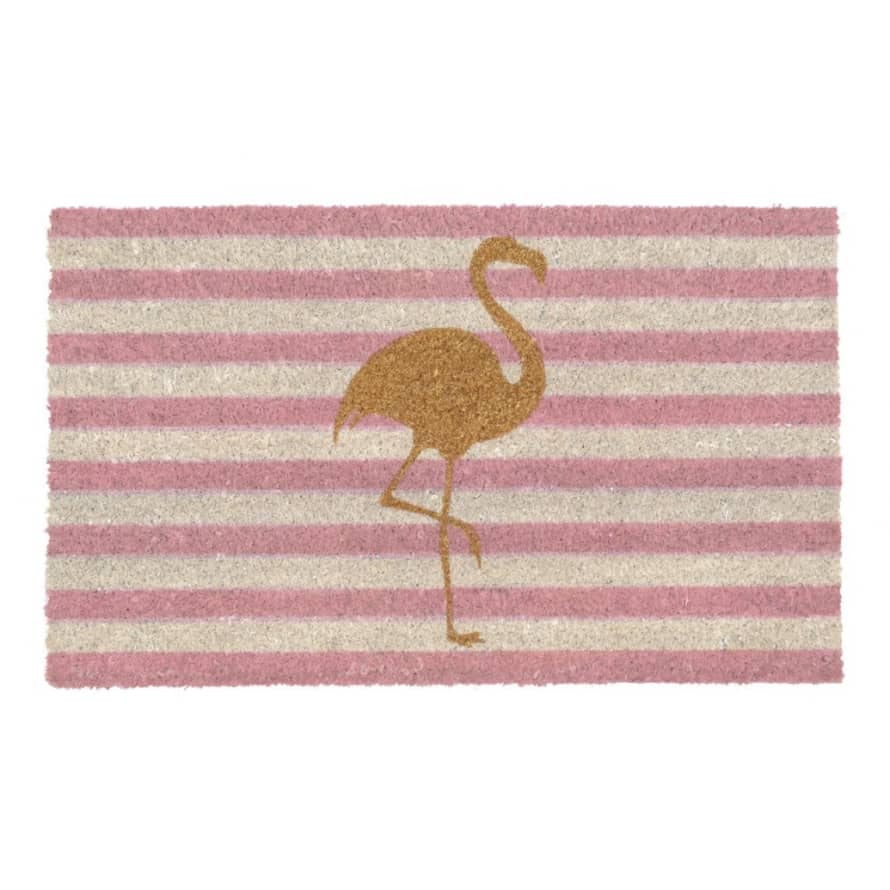 Flamingo Glitter Doormat