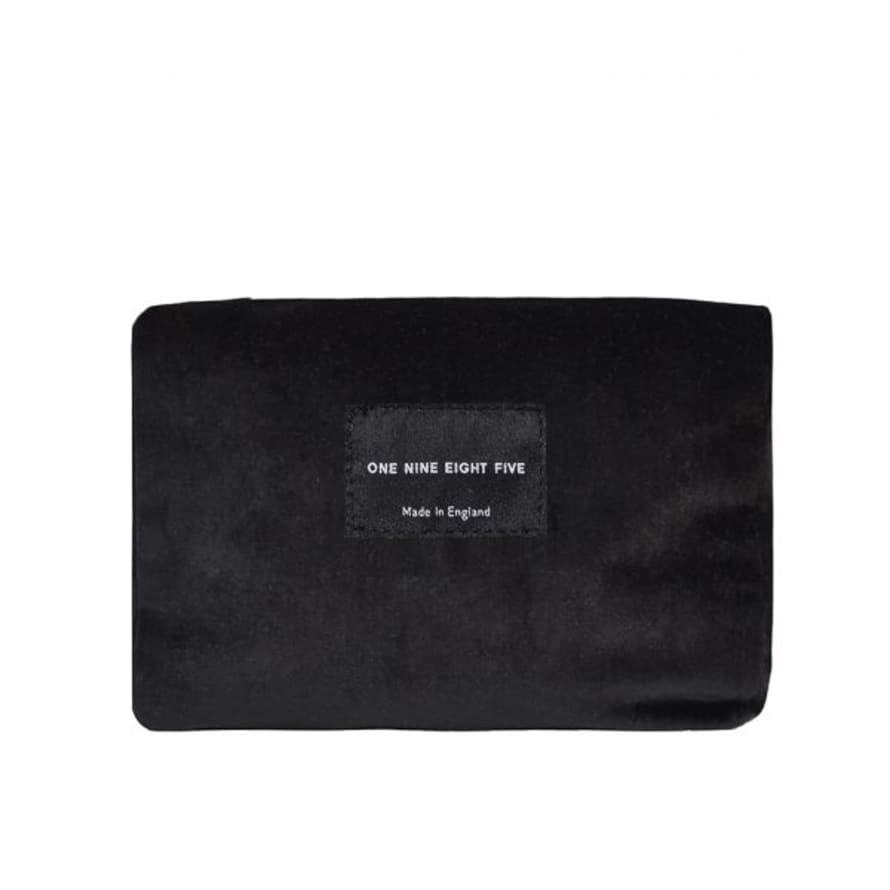 One Nine Eight Five Black Zip Pouch