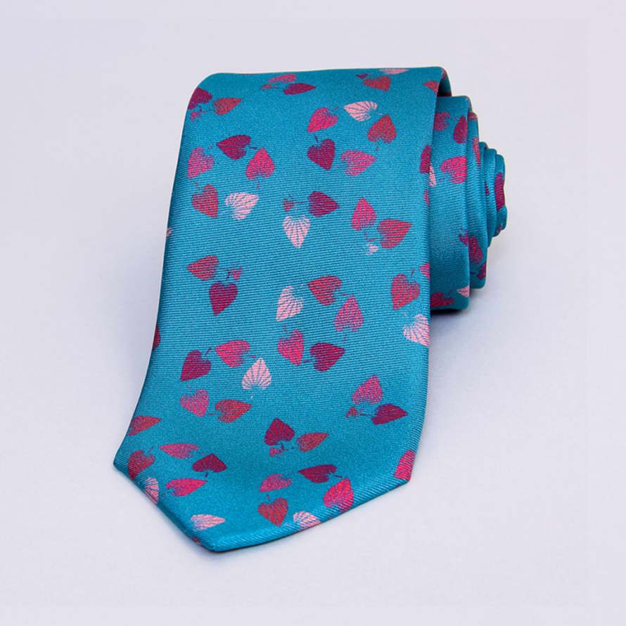 40 Colori Birch Printed Silk Tie