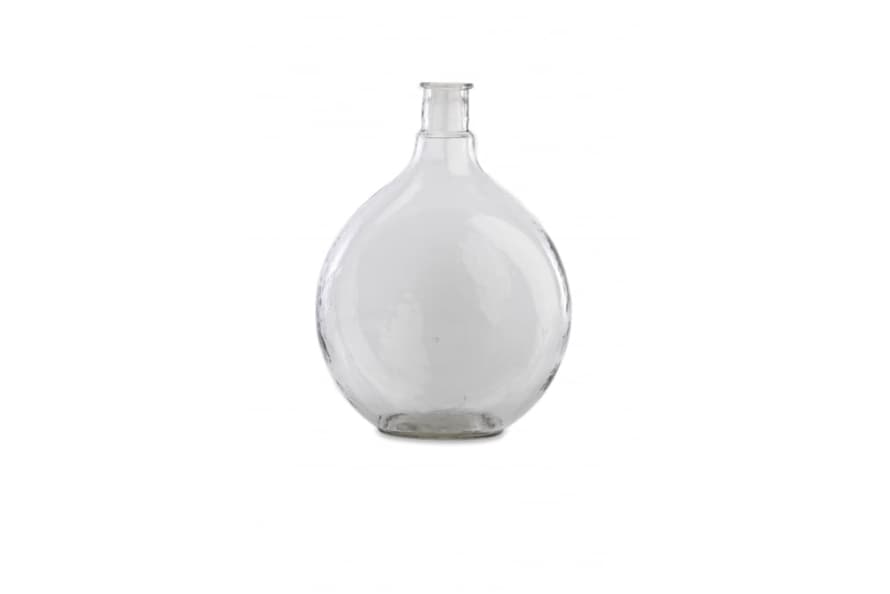 Nkuku Large Assini Hammered Glass Bottle