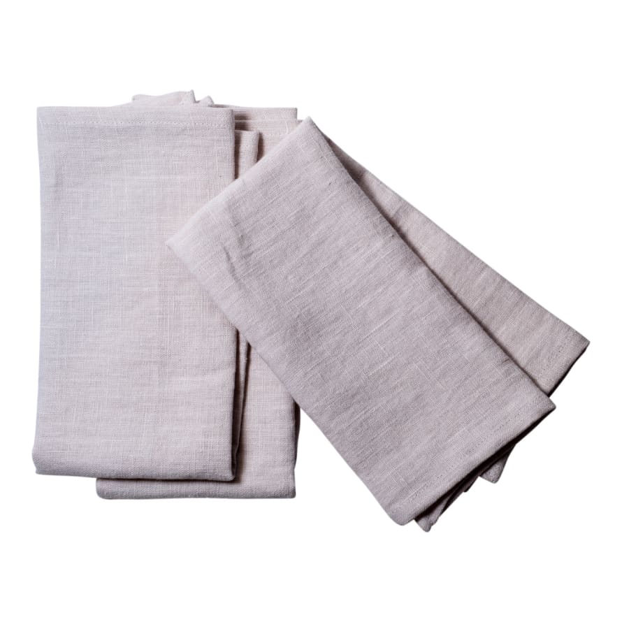 The Hackney Draper Napkins Set of 4 Natural