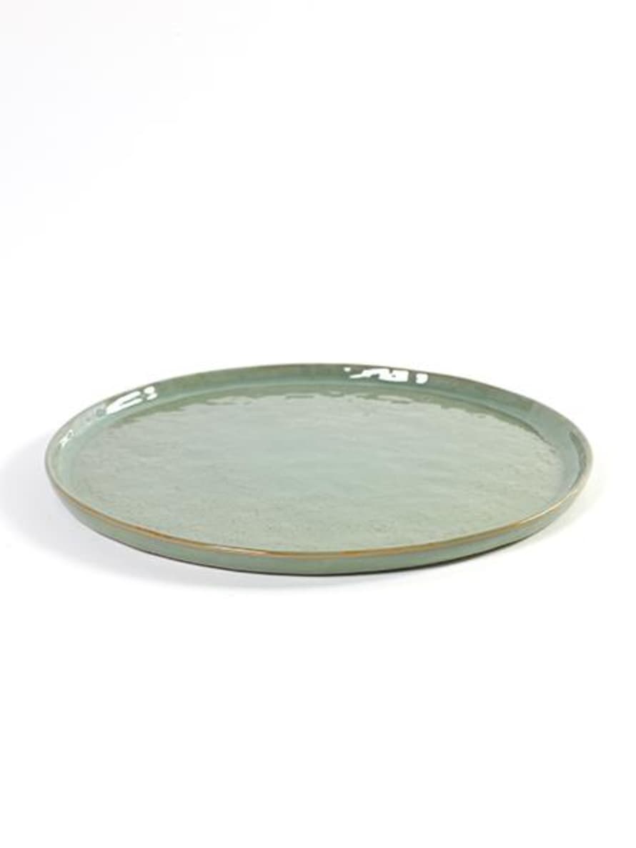 Serax Stoneware Light Green Pure Plate - medium