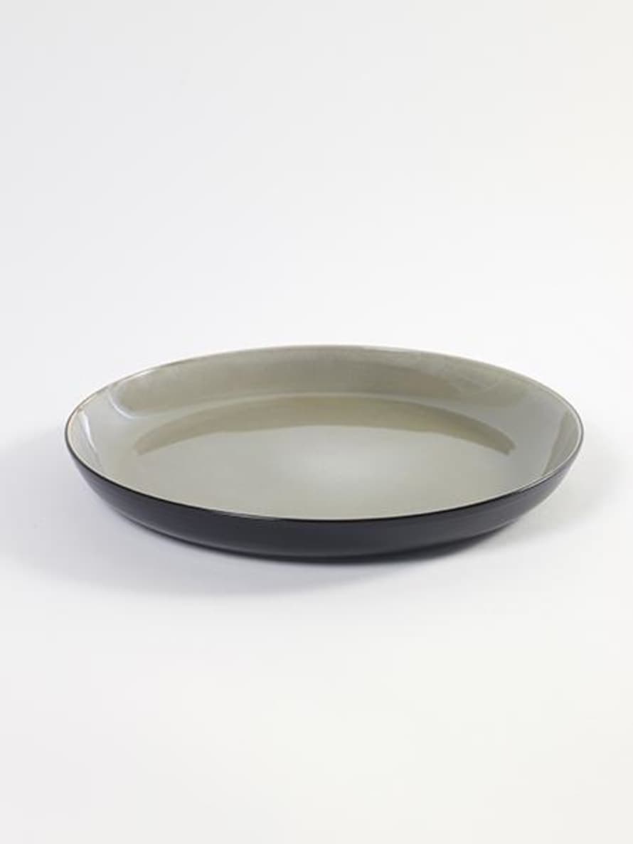Serax Stoneware Violet Grey and Black Plate - large