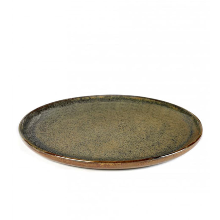 Serax Stoneware Indi Grey Surface Plate - large