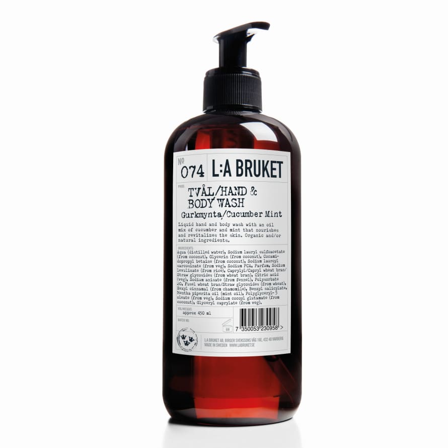 L:A Bruket L:A Bruket Cucumber & Mint Hand & Body Wash