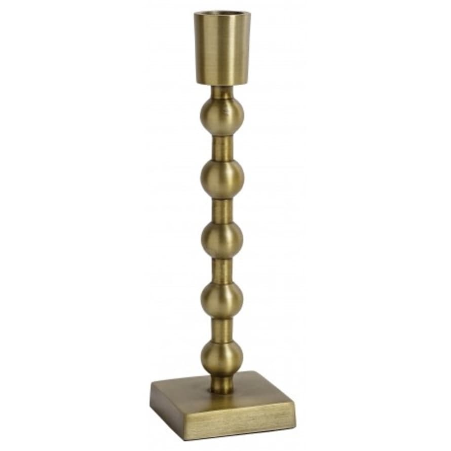 Nordal 5 Ball Brass Candle Holder