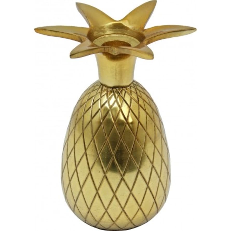 Liv Interior Gold Pineapple Candle Holder