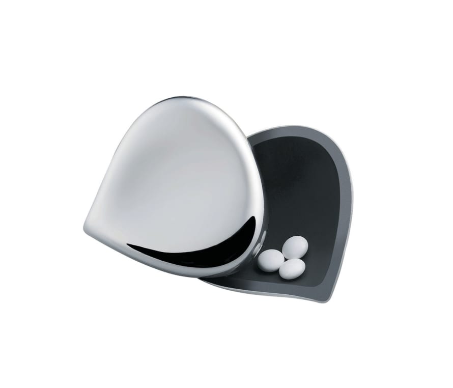 Alessi Chestnut Stainless Steel Pill Box