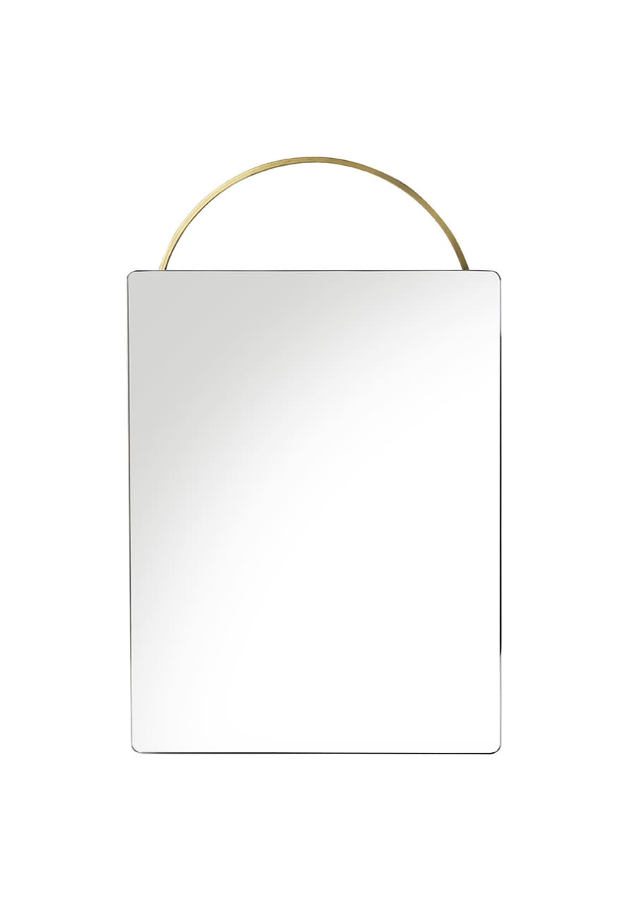 Ferm Living Adorn Brass Face Mirror 