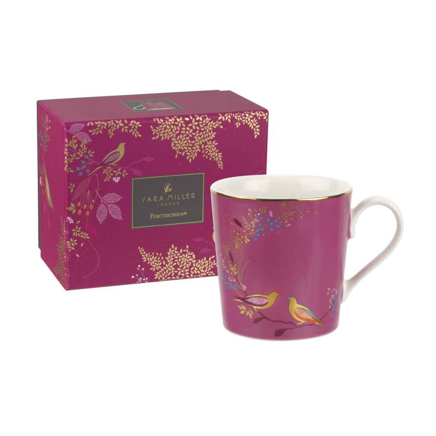 Portmeirion Sara Miller Chelsea Collection Pink Mug  