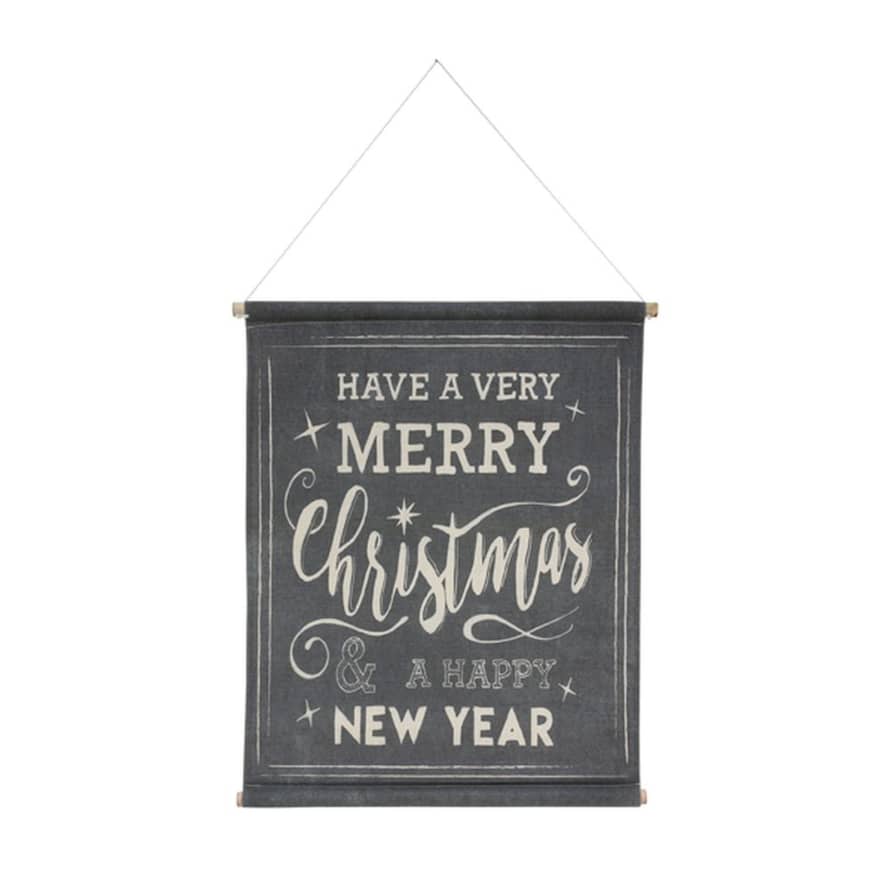 HK Living Christmas Season's Greetings Wall Decor