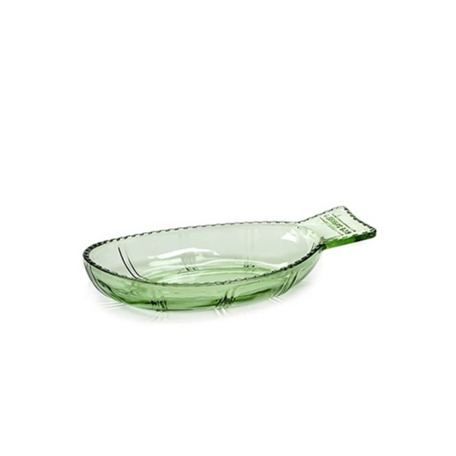 Serax Transparent Green Fish Dish