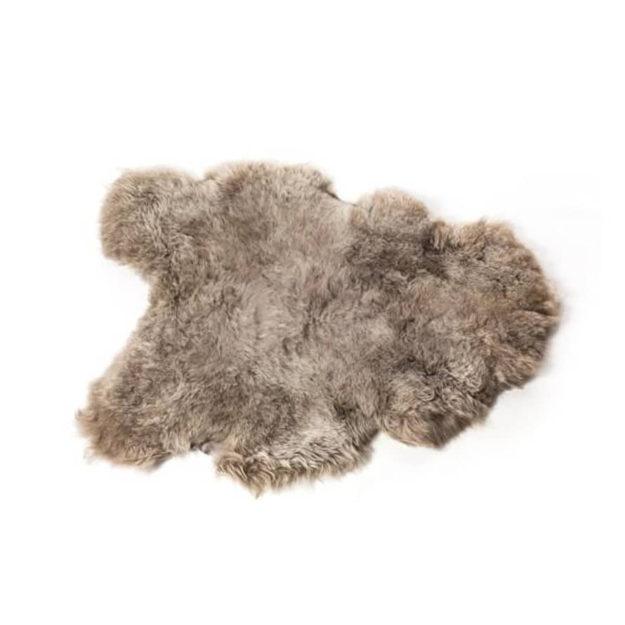 The Organic Sheep Taupe Sheepskin Icelandic Shorthaired Rug