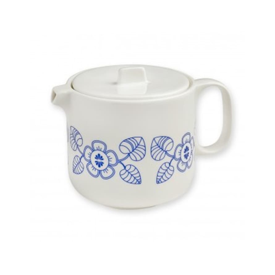 Mr and Mrs Clynk Blue & White Tea Pot