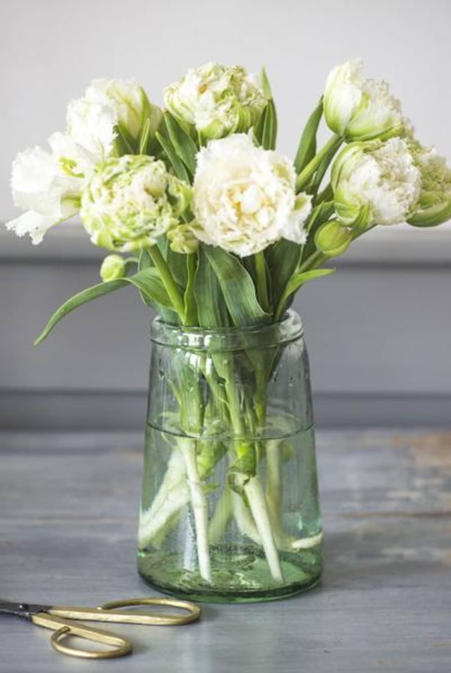 The Forest & Co. Recycled Glass Tulip Vase