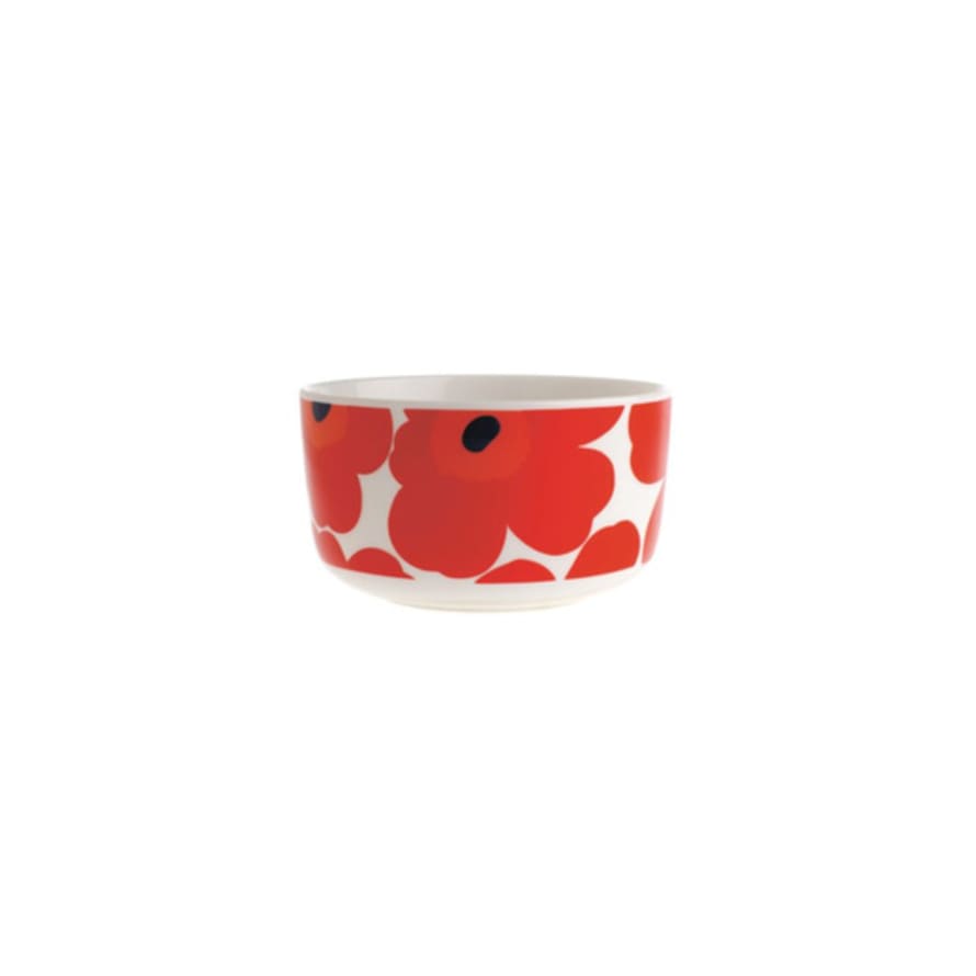 Marimekko Red Flowers Unikko Bowl