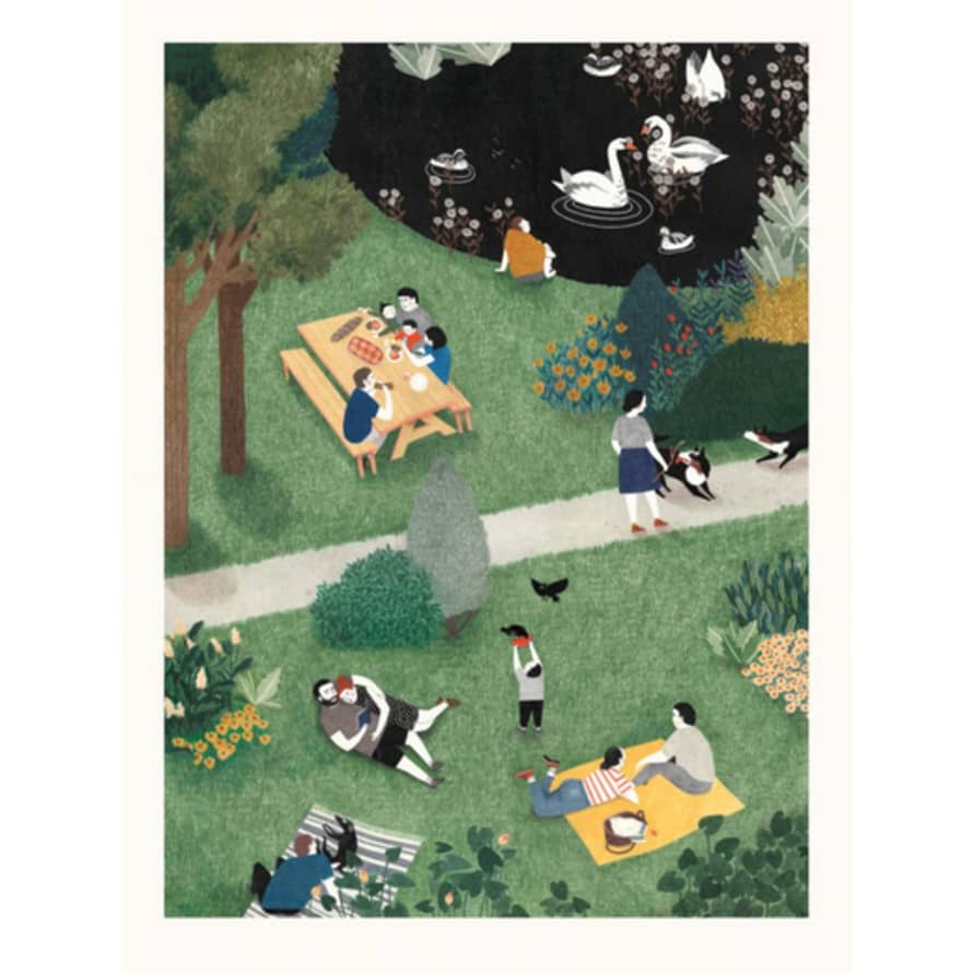 Liekeland City Garden Poster 