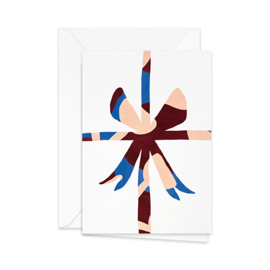 pretty paper Bow Greeting Card