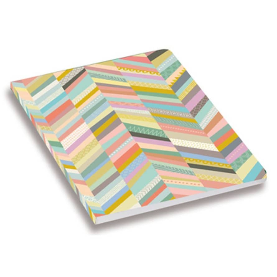 Mini Labo Chevrons Checkered Notebook 