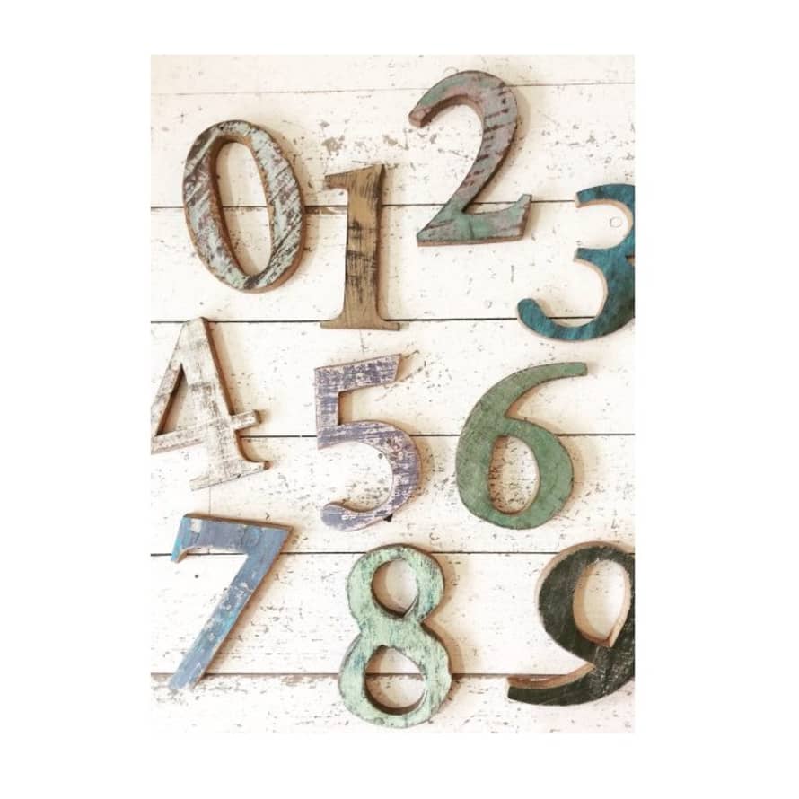 Artisan Chunky Wooden Numbers