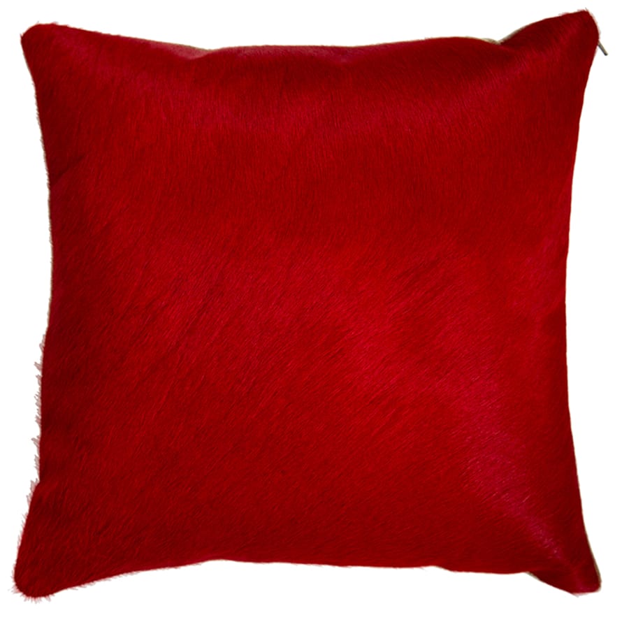 Angel des Montagnes Red Cowhide Cushion