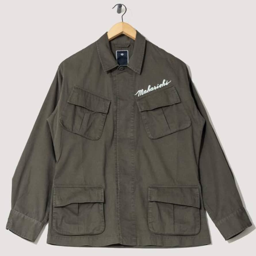 Maharishi Military Olive Stencil Tiger Jungle Jacket