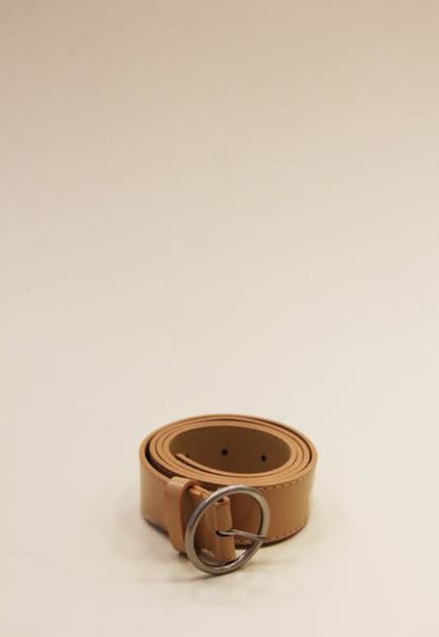 Collection & Co Zoni Beige Circle Ring Belt