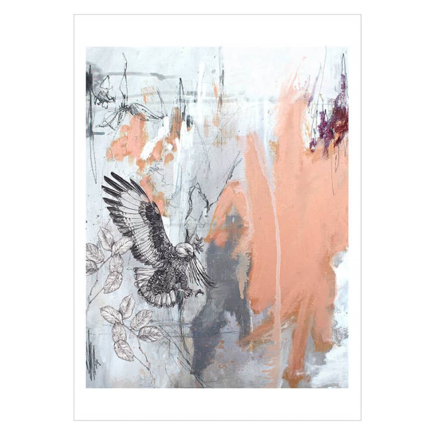 sky siouki Jackal Buzzard Giclée A3 Print