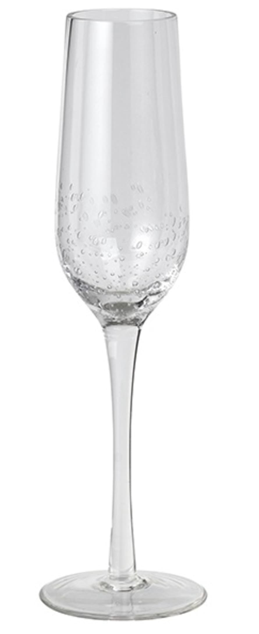 Broste Copenhagen Bubble Glass Champagne Set of 4