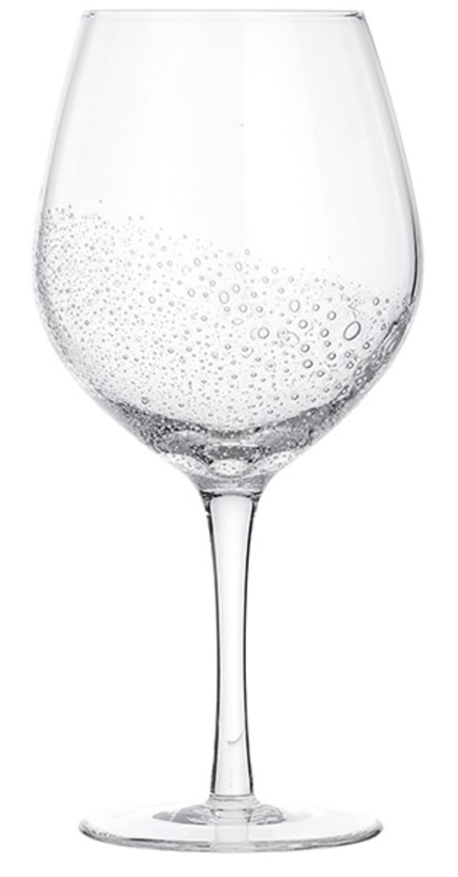 Broste Copenhagen Large Bubble Wine Glass Set of 4