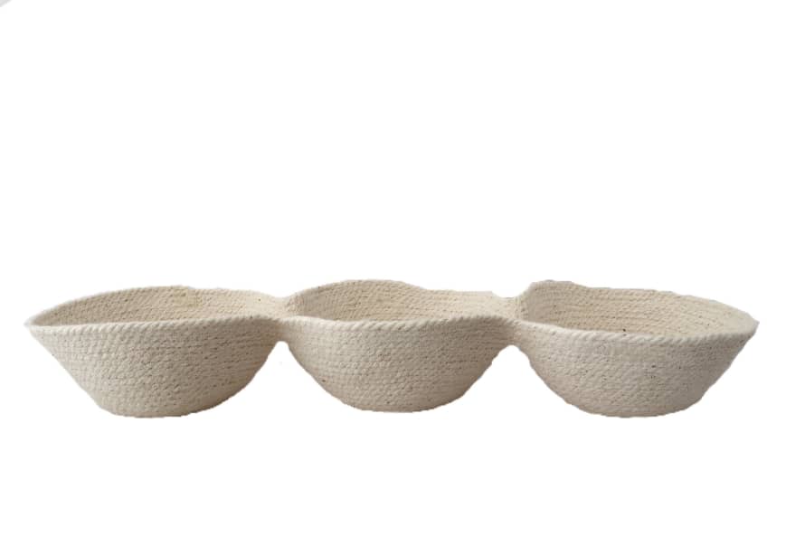 Rope Works Trio Natural Cotton Rope Bowl