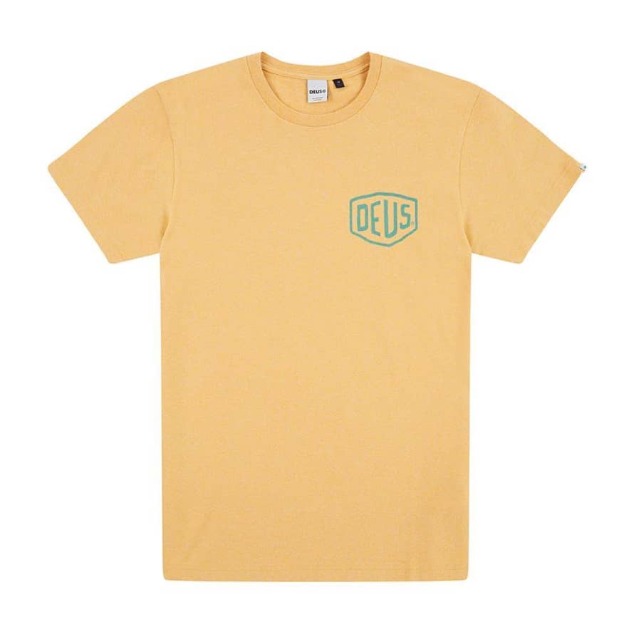 Deus Ex Machina Yellow Mineral Marle Canggu Tee 