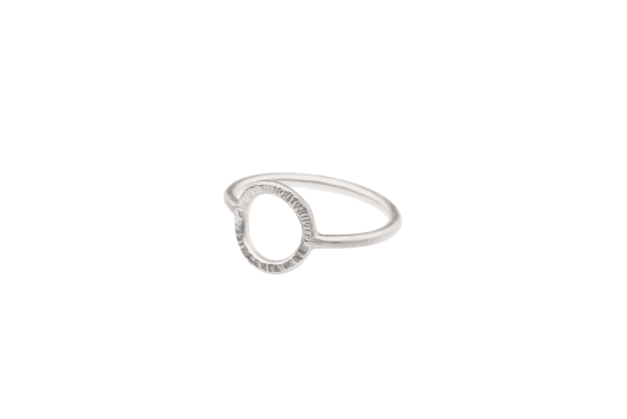 Blackbird Jewellery Sterling Silver High Line Circle Ring 