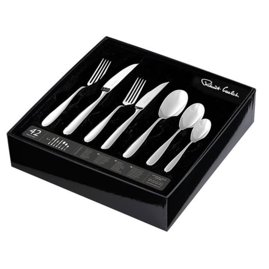 Robert Welch Stanton Bright 42 Piece Cutlery Set